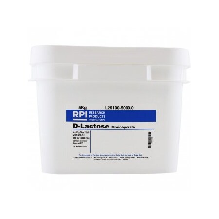 Rpi D-Lactose Monohydrate, 5 KG L26100-5000.0